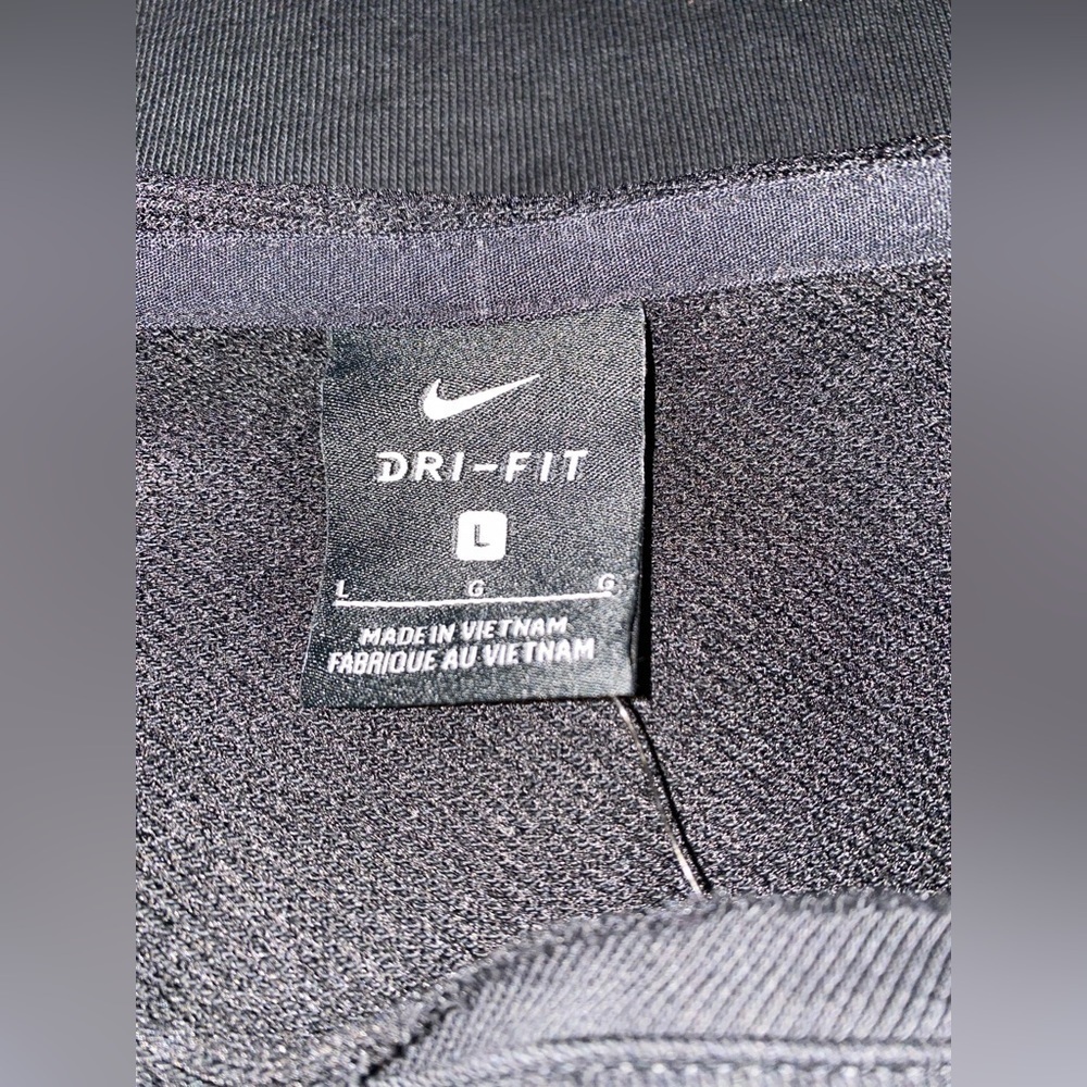 Nike Dri-Fit‎ Women L Crop Sweatshirt Sporty Oversize Athletic Workout NEW - Picture 3 of 10